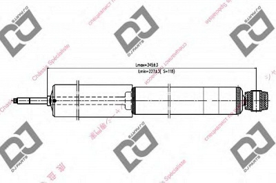 DJ PARTS ds1174gt -  Амортизатор